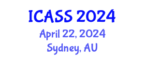 International Conference on Anthropological and Sociological Sciences (ICASS) April 22, 2024 - Sydney, Australia