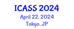 International Conference on Anthropological and Sociological Sciences (ICASS) April 22, 2024 - Tokyo, Japan