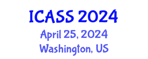 International Conference on Anthropological and Sociological Sciences (ICASS) April 25, 2024 - Washington, United States