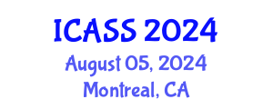 International Conference on Anthropological and Sociological Sciences (ICASS) August 05, 2024 - Montreal, Canada
