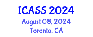 International Conference on Anthropological and Sociological Sciences (ICASS) August 08, 2024 - Toronto, Canada