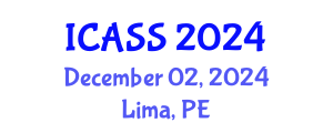 International Conference on Anthropological and Sociological Sciences (ICASS) December 02, 2024 - Lima, Peru
