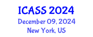 International Conference on Anthropological and Sociological Sciences (ICASS) December 09, 2024 - New York, United States