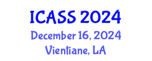 International Conference on Anthropological and Sociological Sciences (ICASS) December 16, 2024 - Vientiane, Laos