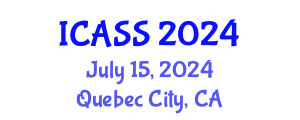 International Conference on Anthropological and Sociological Sciences (ICASS) July 15, 2024 - Quebec City, Canada