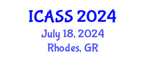 International Conference on Anthropological and Sociological Sciences (ICASS) July 18, 2024 - Rhodes, Greece