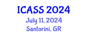 International Conference on Anthropological and Sociological Sciences (ICASS) July 11, 2024 - Santorini, Greece