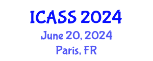 International Conference on Anthropological and Sociological Sciences (ICASS) June 20, 2024 - Paris, France