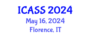 International Conference on Anthropological and Sociological Sciences (ICASS) May 16, 2024 - Florence, Italy