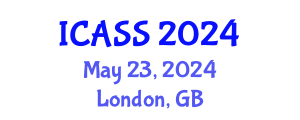 International Conference on Anthropological and Sociological Sciences (ICASS) May 23, 2024 - London, United Kingdom