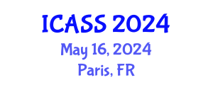 International Conference on Anthropological and Sociological Sciences (ICASS) May 16, 2024 - Paris, France