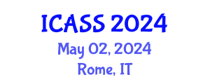 International Conference on Anthropological and Sociological Sciences (ICASS) May 02, 2024 - Rome, Italy