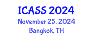 International Conference on Anthropological and Sociological Sciences (ICASS) November 25, 2024 - Bangkok, Thailand