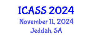 International Conference on Anthropological and Sociological Sciences (ICASS) November 11, 2024 - Jeddah, Saudi Arabia
