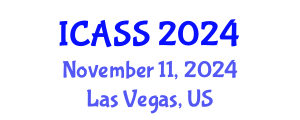 International Conference on Anthropological and Sociological Sciences (ICASS) November 11, 2024 - Las Vegas, United States