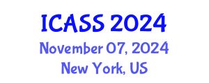 International Conference on Anthropological and Sociological Sciences (ICASS) November 07, 2024 - New York, United States