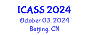 International Conference on Anthropological and Sociological Sciences (ICASS) October 03, 2024 - Beijing, China