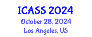 International Conference on Anthropological and Sociological Sciences (ICASS) October 28, 2024 - Los Angeles, United States