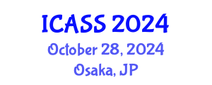 International Conference on Anthropological and Sociological Sciences (ICASS) October 28, 2024 - Osaka, Japan
