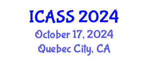 International Conference on Anthropological and Sociological Sciences (ICASS) October 17, 2024 - Quebec City, Canada