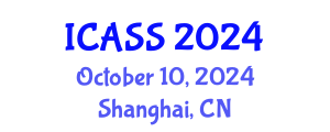 International Conference on Anthropological and Sociological Sciences (ICASS) October 10, 2024 - Shanghai, China
