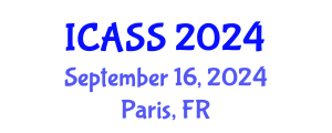 International Conference on Anthropological and Sociological Sciences (ICASS) September 16, 2024 - Paris, France