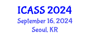 International Conference on Anthropological and Sociological Sciences (ICASS) September 16, 2024 - Seoul, Republic of Korea