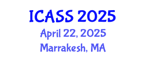 International Conference on Anthropological and Sociological Sciences (ICASS) April 22, 2025 - Marrakesh, Morocco