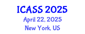 International Conference on Anthropological and Sociological Sciences (ICASS) April 22, 2025 - New York, United States