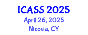 International Conference on Anthropological and Sociological Sciences (ICASS) April 26, 2025 - Nicosia, Cyprus