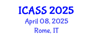 International Conference on Anthropological and Sociological Sciences (ICASS) April 08, 2025 - Rome, Italy