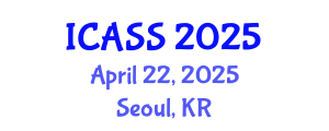 International Conference on Anthropological and Sociological Sciences (ICASS) April 22, 2025 - Seoul, Republic of Korea