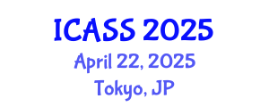 International Conference on Anthropological and Sociological Sciences (ICASS) April 22, 2025 - Tokyo, Japan