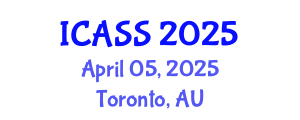 International Conference on Anthropological and Sociological Sciences (ICASS) April 05, 2025 - Toronto, Australia