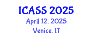 International Conference on Anthropological and Sociological Sciences (ICASS) April 12, 2025 - Venice, Italy