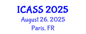 International Conference on Anthropological and Sociological Sciences (ICASS) August 26, 2025 - Paris, France