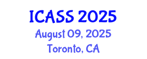 International Conference on Anthropological and Sociological Sciences (ICASS) August 09, 2025 - Toronto, Canada