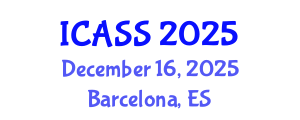 International Conference on Anthropological and Sociological Sciences (ICASS) December 16, 2025 - Barcelona, Spain