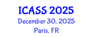 International Conference on Anthropological and Sociological Sciences (ICASS) December 30, 2025 - Paris, France