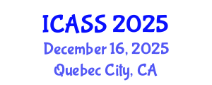 International Conference on Anthropological and Sociological Sciences (ICASS) December 16, 2025 - Quebec City, Canada