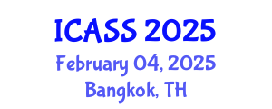 International Conference on Anthropological and Sociological Sciences (ICASS) February 04, 2025 - Bangkok, Thailand