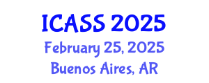International Conference on Anthropological and Sociological Sciences (ICASS) February 25, 2025 - Buenos Aires, Argentina