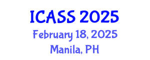 International Conference on Anthropological and Sociological Sciences (ICASS) February 18, 2025 - Manila, Philippines