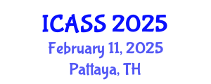 International Conference on Anthropological and Sociological Sciences (ICASS) February 11, 2025 - Pattaya, Thailand