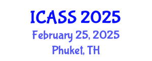 International Conference on Anthropological and Sociological Sciences (ICASS) February 25, 2025 - Phuket, Thailand