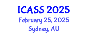 International Conference on Anthropological and Sociological Sciences (ICASS) February 25, 2025 - Sydney, Australia