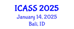 International Conference on Anthropological and Sociological Sciences (ICASS) January 14, 2025 - Bali, Indonesia