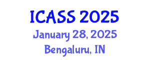 International Conference on Anthropological and Sociological Sciences (ICASS) January 28, 2025 - Bengaluru, India
