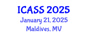 International Conference on Anthropological and Sociological Sciences (ICASS) January 21, 2025 - Maldives, Maldives