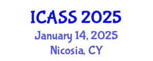 International Conference on Anthropological and Sociological Sciences (ICASS) January 14, 2025 - Nicosia, Cyprus